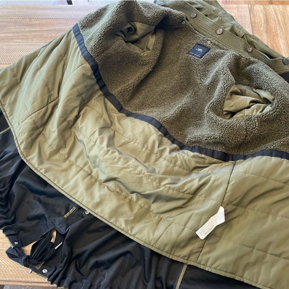 ZARA Green Utility Jacket with Black Trim - Picture 11 of 11